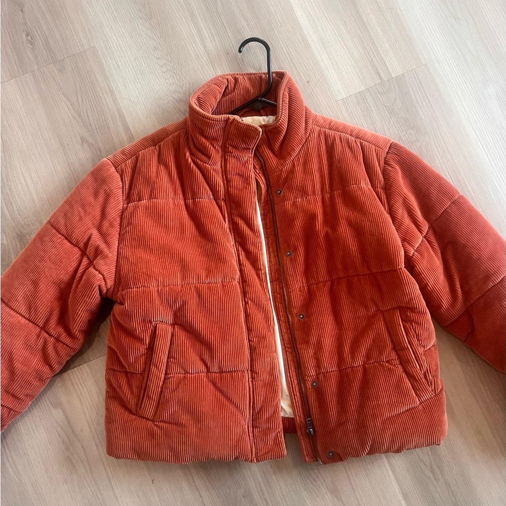 RVCA Women's Corduroy Jacket in Rust - Picture 11 of 11